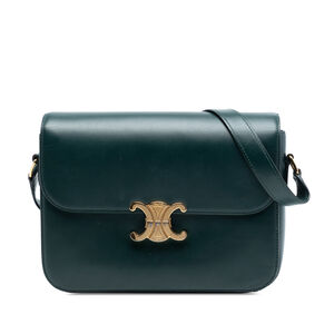 Pre-Loved Celine Large Shiny Calfskin Triomphe Crossbody